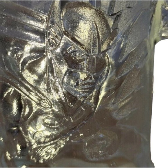 Vintage 1995 BATMAN McDonald's "Batman Forever" Clear Glass Mug Cup DC Comics - Picture 7 of 16